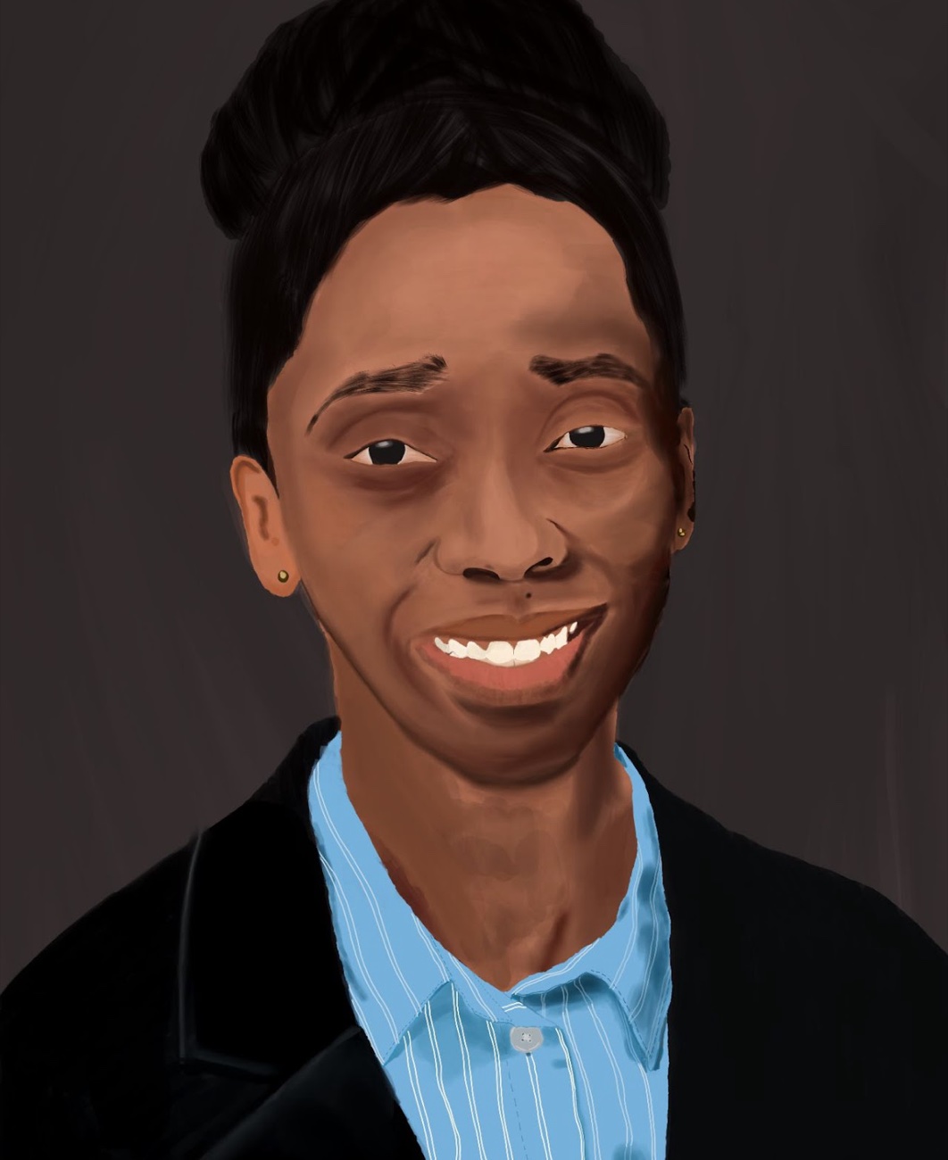 Digital portrait painting